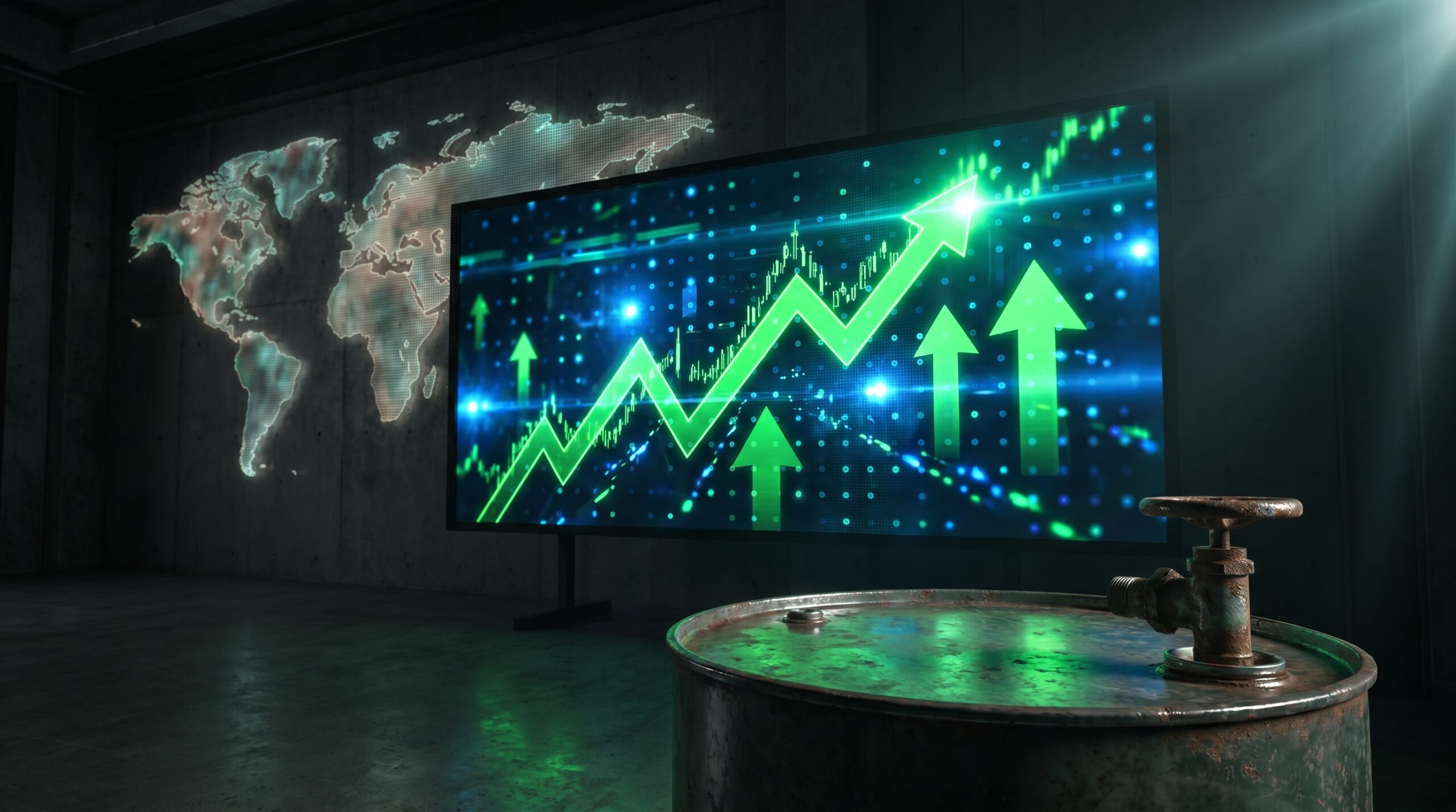 oil prices dropped stocks surged after Iran war market reaction chart