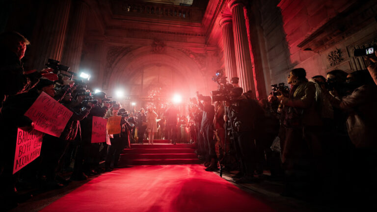 Bezos Met Gala boycott protest NYC luxury event clash 2026